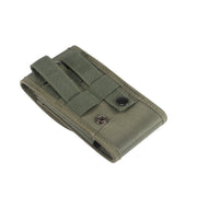 For 6.7 inch and Below Phones Multifunctional Universal Vertical Nylon Fabric Waist Bag Tactical Belt Bag(Green)
