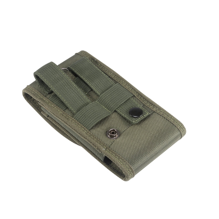 For 6.7 inch and Below Phones Multifunctional Universal Vertical Nylon Fabric Waist Bag Tactical Belt Bag(Green)