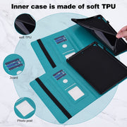 For Amazon Fire Max 11 Embossed Butterfly Pattern Leather Tablet Case(Blue)