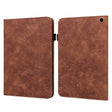 For Amazon Fire Max 11 Lace Flower Embossing Pattern Leather Tablet Case(Brown) - Amazon by PMC TechLife | Online Shopping South Africa | PMC TechLife | Buy Now Pay Later Mobicred