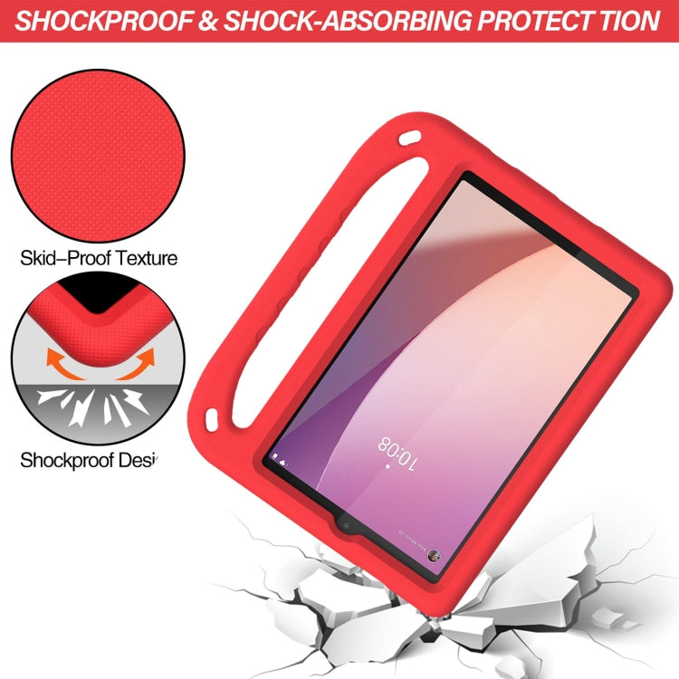 For Lenovo Tab M8 4th / 3th / 2th Gen Handle Portable EVA Shockproof Tablet Case(Red)