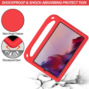 For Lenovo Tab M9 2023 Handle Portable EVA Shockproof Tablet Case(Red)
