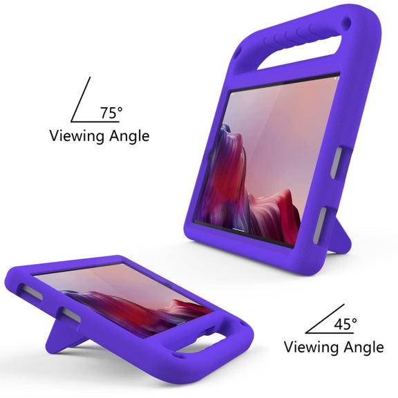 For Lenovo Tab M9 2023 Handle Portable EVA Shockproof Tablet Case(Purple)