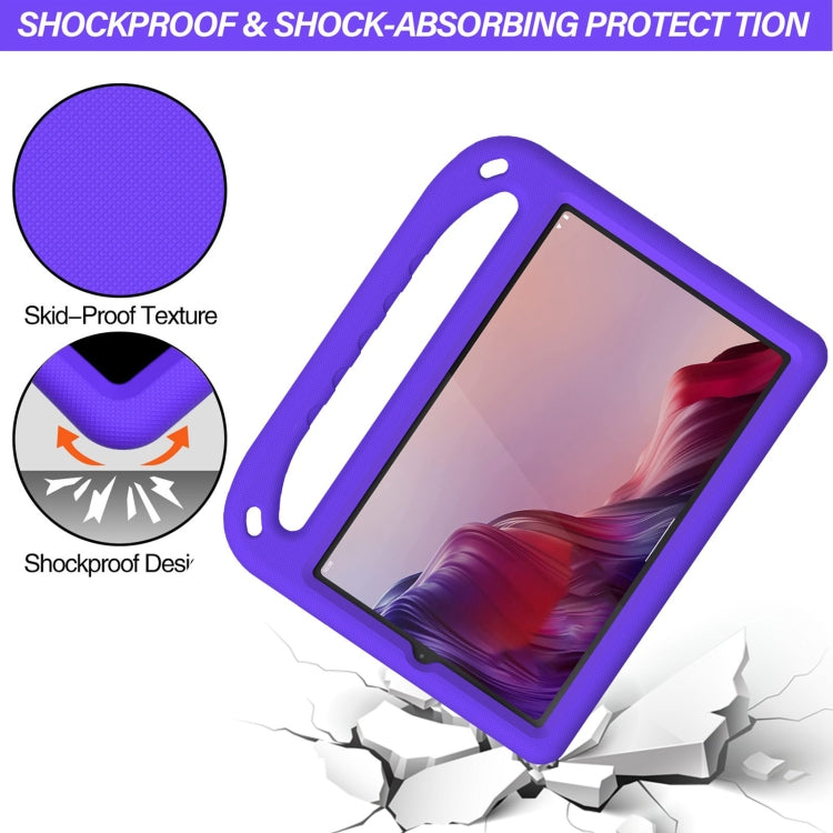 For Lenovo Tab M9 2023 Handle Portable EVA Shockproof Tablet Case(Purple)