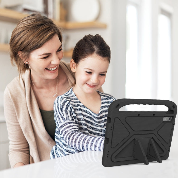For Lenovo Pad Pro 2021 TB-J716F Handle Portable EVA Shockproof Tablet Case(Black)