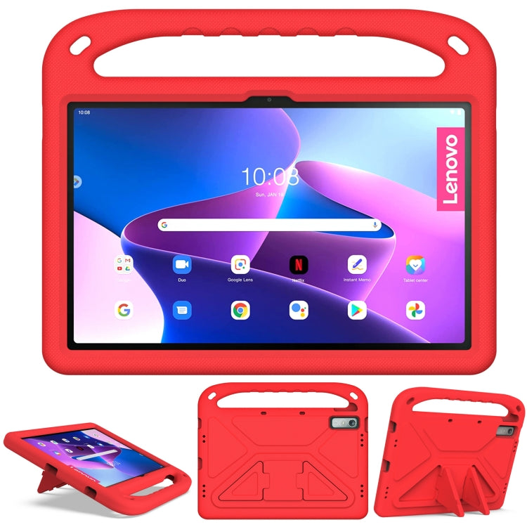 For Lenovo Pad Pro 2021 TB-J716F Handle Portable EVA Shockproof Tablet Case(Red)