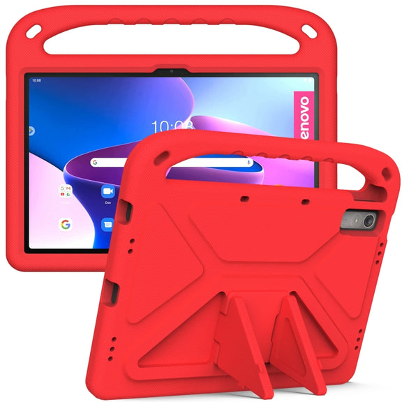 For Lenovo Pad Pro 2021 TB-J716F Handle Portable EVA Shockproof Tablet Case(Red)