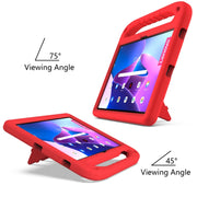 For Lenovo Pad Pro 2021 TB-J716F Handle Portable EVA Shockproof Tablet Case(Red)