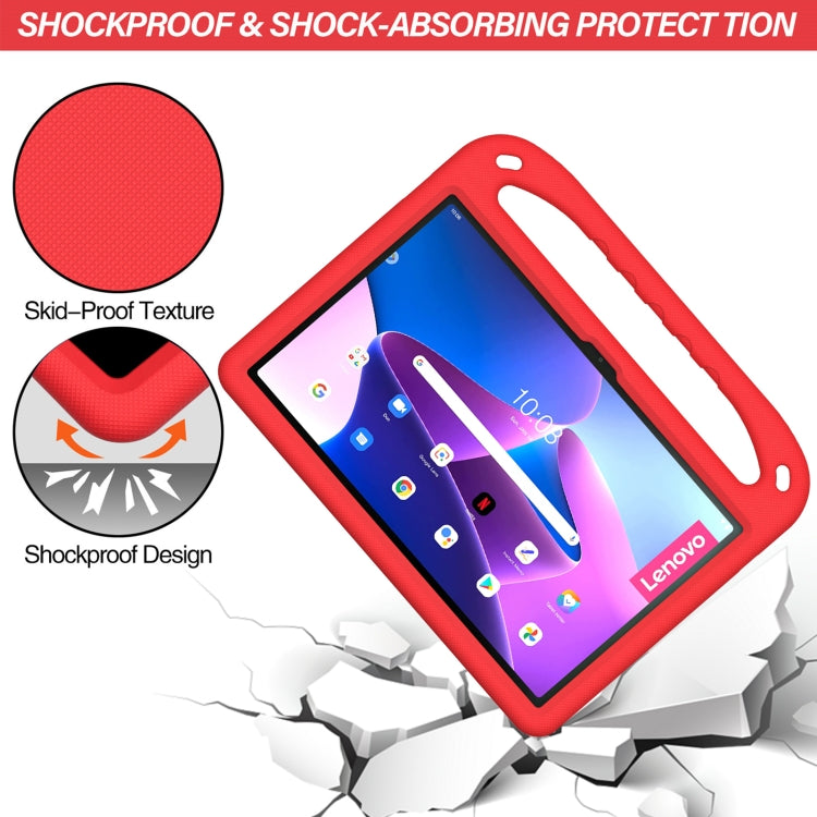 For Lenovo Pad Pro 2021 TB-J716F Handle Portable EVA Shockproof Tablet Case(Red)