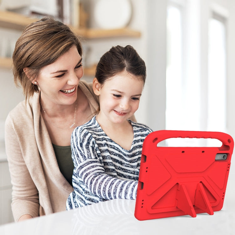 For Lenovo Pad Pro 2021 TB-J716F Handle Portable EVA Shockproof Tablet Case(Red)