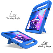For Lenovo Pad Pro 2021 TB-J716F Handle Portable EVA Shockproof Tablet Case(Blue)