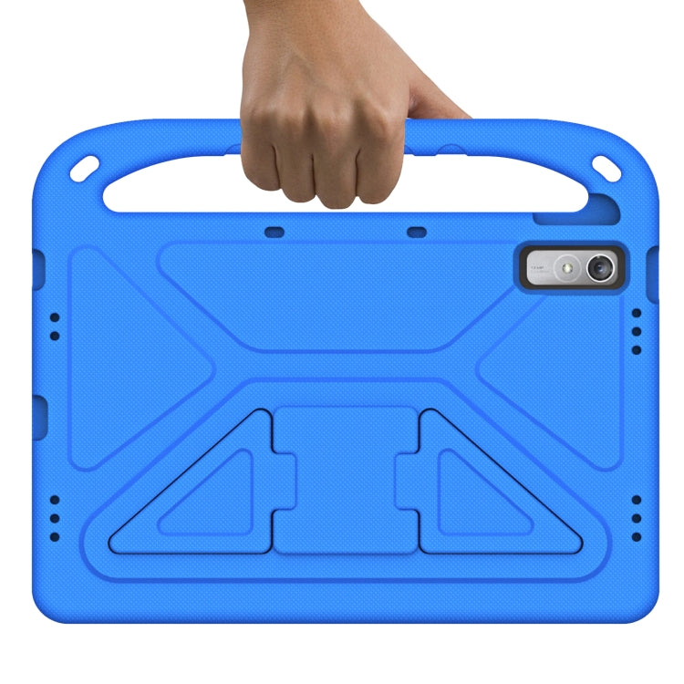 For Lenovo Pad Pro 2021 TB-J716F Handle Portable EVA Shockproof Tablet Case(Blue)