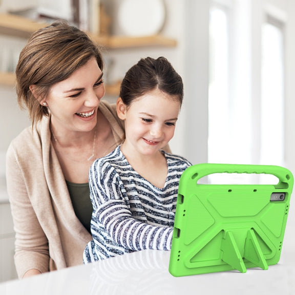 For Lenovo Pad Pro 2021 TB-J716F Handle Portable EVA Shockproof Tablet Case(Green)