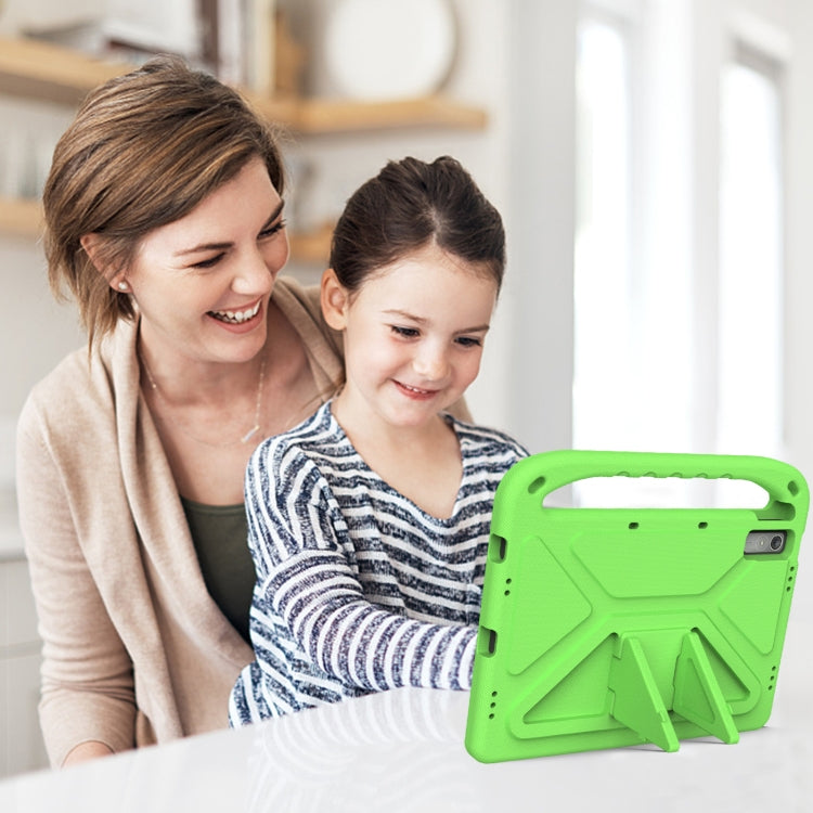 For Lenovo Pad Pro 2021 TB-J716F Handle Portable EVA Shockproof Tablet Case(Green)