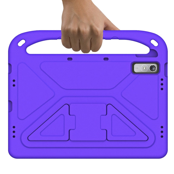 For Lenovo Pad Pro 2021 TB-J716F Handle Portable EVA Shockproof Tablet Case(Purple)
