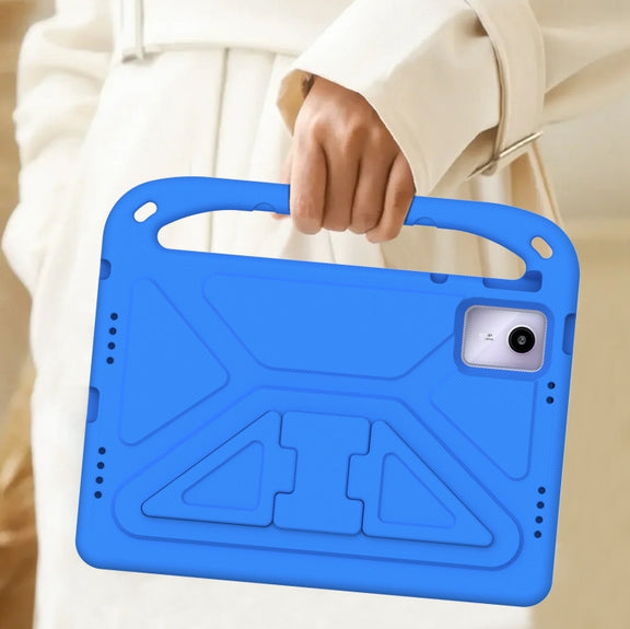 For Lenovo Tab M11/ Xiaoxin Pad 11 2024 Handle Portable EVA Shockproof Tablet Case(Blue)