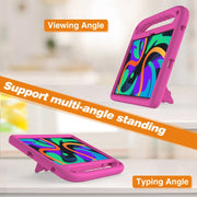 For Lenovo Tab M11/ Xiaoxin Pad 11 2024 Handle Portable EVA Shockproof Tablet Case(Rose Red)