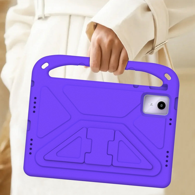 For Lenovo Tab M11/ Xiaoxin Pad 11 2024 Handle Portable EVA Shockproof Tablet Case(Purple)
