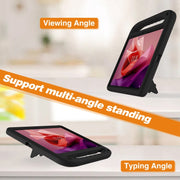 For Lenovo Tab P12 12.7 Handle Portable EVA Shockproof Tablet Case(Black)