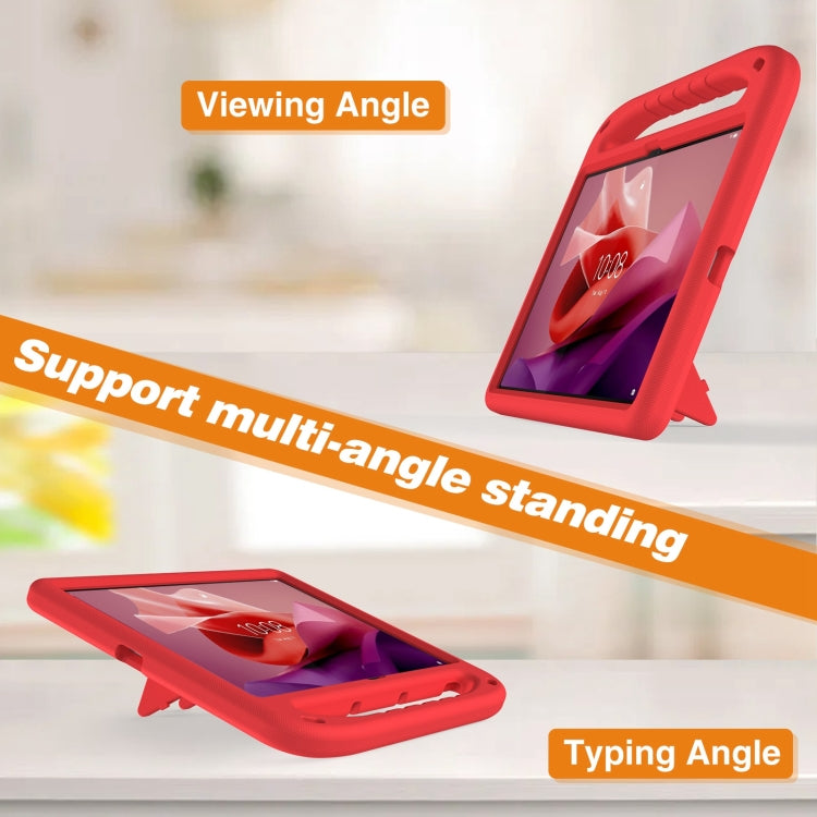 For Lenovo Tab P12 12.7 Handle Portable EVA Shockproof Tablet Case(Red)