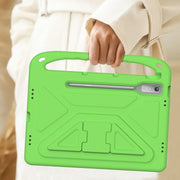 For Lenovo Tab P12 12.7 Handle Portable EVA Shockproof Tablet Case(Green)