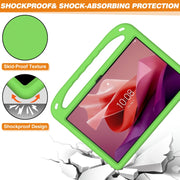 For Lenovo Tab P12 12.7 Handle Portable EVA Shockproof Tablet Case(Green)