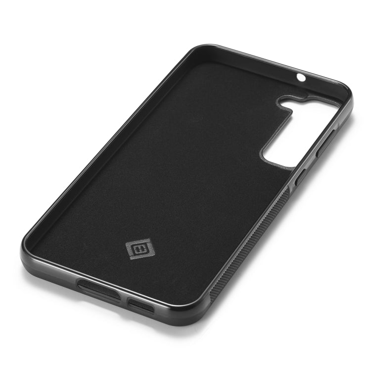 For Samsung Galaxy S24+ 5G LC.IMEEKE 3 in 1 Carbon Fiber Texture Shockproof Phone Case(Black)