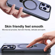 For iPhone 11 Multifunctional MagSafe Holder Phone Case(Blue)