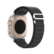 For Apple Watch SE 40mm DUX DUCIS GS Series Nylon Loop Watch Band(Black)