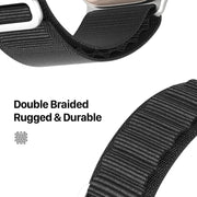 For Apple Watch Series 5 40mm DUX DUCIS GS Series Nylon Loop Watch Band(Black)