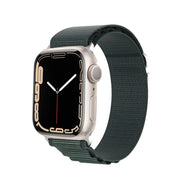 For Apple Watch 42mm DUX DUCIS GS Series Nylon Loop Watch Band(Green)