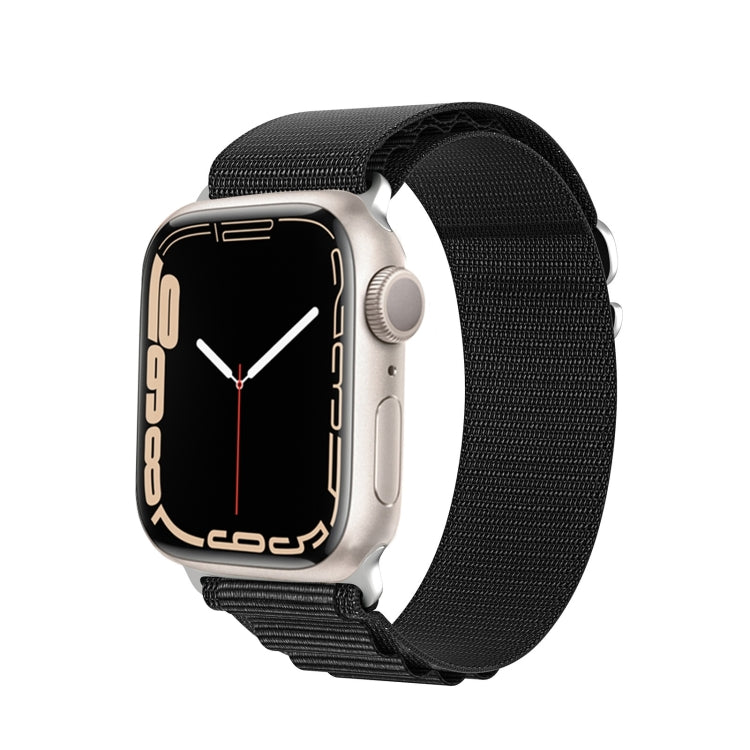 For Apple Watch 38mm DUX DUCIS GS Series Nylon Loop Watch Band(Black)