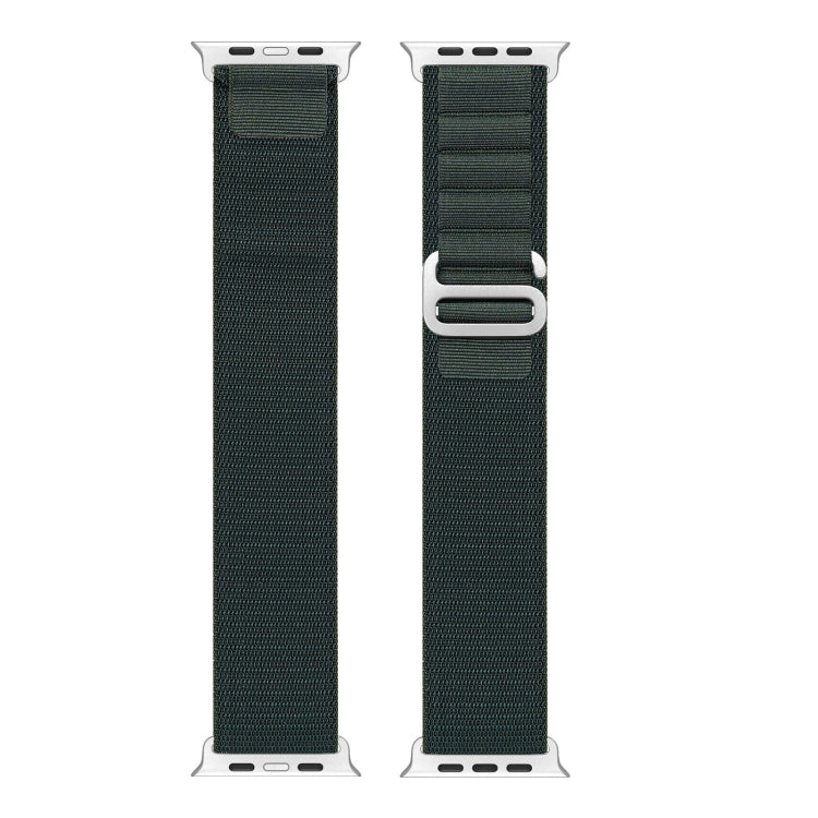 For Apple Watch 38mm DUX DUCIS GS Series Nylon Loop Watch Band(Green)