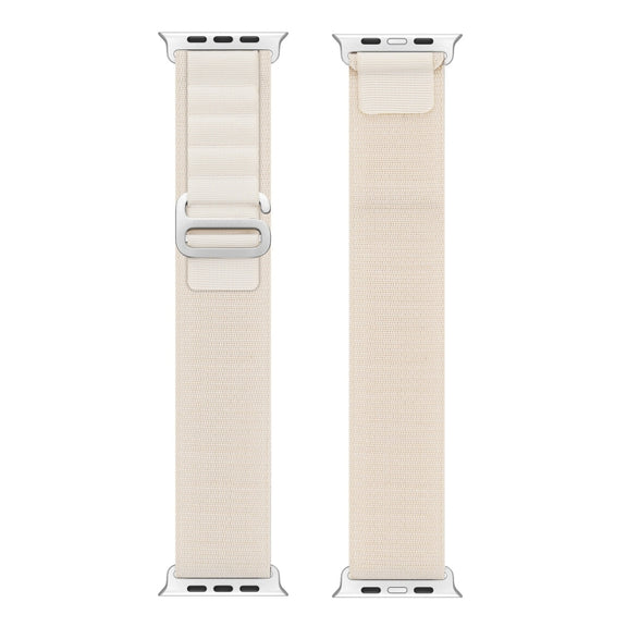 For Apple Watch Series 9 41mm DUX DUCIS GS Series Nylon Loop Watch Band(Starlight)