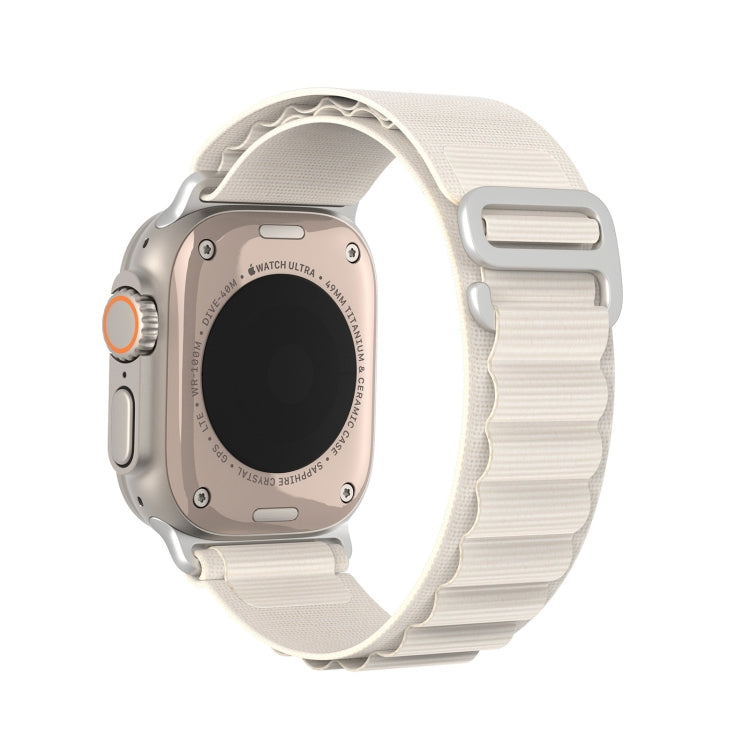 For Apple Watch Series 9 41mm DUX DUCIS GS Series Nylon Loop Watch Band(Starlight)