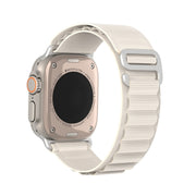 For Apple Watch Series 9 45mm DUX DUCIS GS Series Nylon Loop Watch Band(Starlight)
