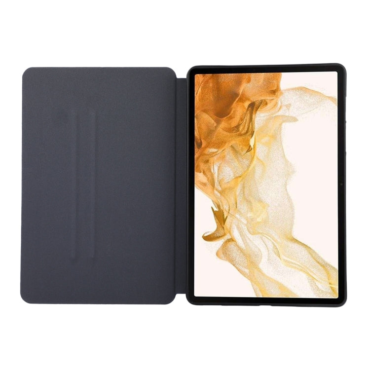 For Samsung Galaxy Tab S10 FE / S9 FE / S9 TPU Flip Tablet Protective Leather Case(Black)