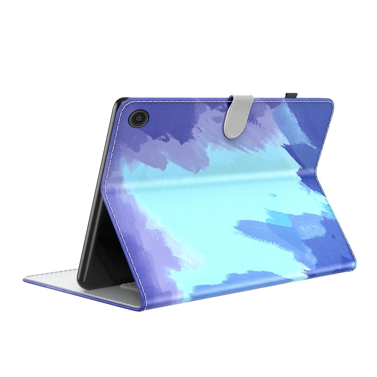 For Amazon Fire Max 11 Watercolor Pattern Flip Leather Tablet Case(Winter Snow)