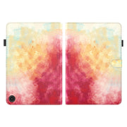 For Amazon Fire Max 11 Watercolor Pattern Flip Leather Tablet Case(Spring Cherry)