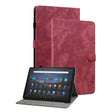 For Amazon Fire Max 11 Tiger Pattern Flip Leather Tablet Case(Red) - Amazon by PMC TechLife | Online Shopping South Africa | PMC TechLife | Buy Now Pay Later Mobicred