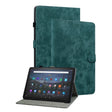 For Amazon Fire Max 11 Tiger Pattern Flip Leather Tablet Case(Dark Green) - Amazon by PMC TechLife | Online Shopping South Africa | PMC TechLife | Buy Now Pay Later Mobicred