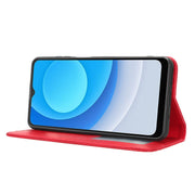 For Blackview A53 / A53 Pro Magnetic Buckle Retro Texture Leather Phone Case(Red)