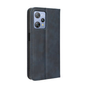 For Blackview A53 / A53 Pro Magnetic Buckle Retro Texture Leather Phone Case(Blue)