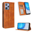 For Blackview A53 / A53 Pro Magnetic Buckle Retro Texture Leather Phone Case(Brown) - More Brand by PMC TechLife | Online Shopping South Africa | PMC TechLife