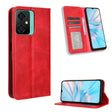 For Blackview Oscal C70 Magnetic Buckle Retro Texture Leather Phone Case(Red) - More Brand by PMC TechLife | Online Shopping South Africa | PMC TechLife