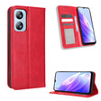 For Blackview A52 / A52 Pro Magnetic Buckle Retro Texture Leather Phone Case(Red) - More Brand by PMC TechLife | Online Shopping South Africa | PMC TechLife