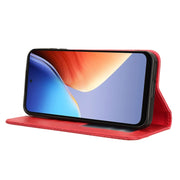 For Blackview A96 Magnetic Buckle Retro Texture Leather Phone Case(Red)