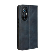 For Blackview A200 Pro Magnetic Buckle Retro Texture Leather Phone Case(Blue)