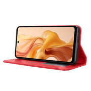 For Ulefone Note 18 Ultra Magnetic Buckle Retro Texture Leather Phone Case(Red)