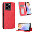 For Ulefone Note 20 Pro Magnetic Buckle Retro Texture Leather Phone Case(Red) - Ulefone Cases by PMC TechLife | Online Shopping South Africa | PMC TechLife | Buy Now Pay Later Mobicred